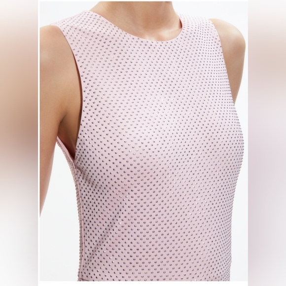 ALICE + OLIVIA FREDDIE CREWNECK EMBELLISHED CATSUIT SIZE 6 $595 - Picture 8 of 11